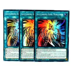 YUGIOH Succumbing Song Morganite ROTA-EN065 Super Rare Card 1st Edition NM - Image 1