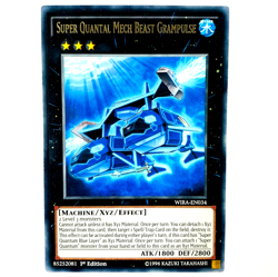 YUGIOH Super Quantal Mech Beast Grampulse WIRA-EN034 Rare Card 1st Edition NM - Image 1