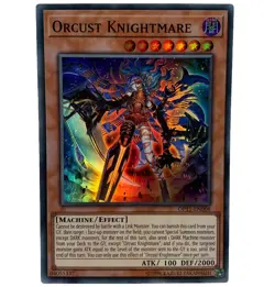 YUGIOH Orcust Knightmare OP11-EN008 OTS Tournament Pack Super Rare Card NM - Image 1