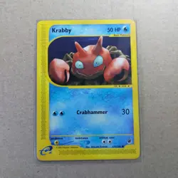 Krabby Expedition Base Set 115/165 Common Pokemon Card TCG - Image 1