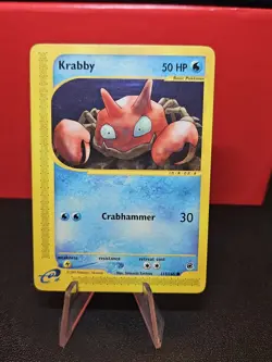 Krabby Expedition Base Set 115/165 Common Pokemon Card TCG - Image 1