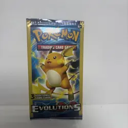 POKEMON XY EVOLUTIONS 3 Card Mini Booster Pack New Factory Sealed - Image 1