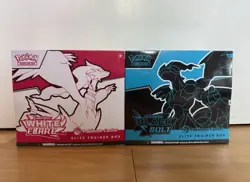 Pokemon TCG Black Bolt & White Flare Pokemon Center ETB, IN HAND - Image 1