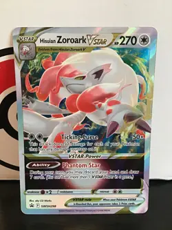Hisuian Zoroark VSTAR SWSH298 Holo Pokemon Black Star Promo - Image 1