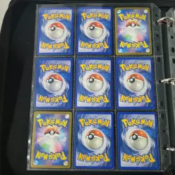 Pokemon Vintage WoTC Mixed Lot of Cards Holos Binder Pages Ampharos Latios Luxio - Image 2