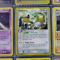 Pokemon Vintage WoTC Mixed Lot of Cards Holos Binder Pages Ampharos Latios Luxio - Image 5