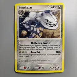 Pokemon TCG Steelix Rare DP Stormfront 28/100 Lightly Played - Image 1