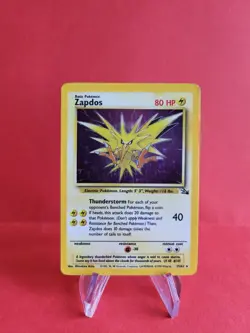 Pokemon Karte/card - Zapdos 15/62 - Fossil Holo - VG-Excellent - Image 1