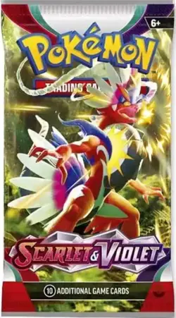 Scarlet & Violet - Base Set Booster Pack - TCG - SEALED - Image 1