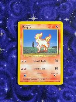 Pokemon TCG Ponyta 60/102 Base Set - LP - Image 1