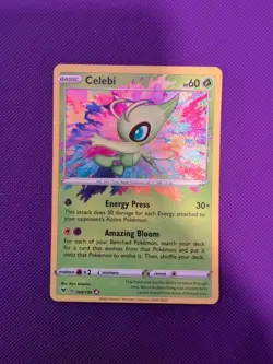 Pokemon Celebi 009/185 Swsh04: Vivid Voltage Amazing Rare Holo - Image 1