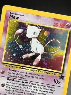 MEW Pokemon Card - WOTC Promo - Black Star - #9 - HOLO - NM (D) - Image 5
