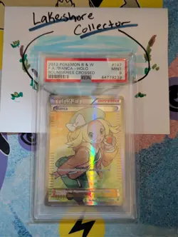 2012 Pokemon B&W Boundaries Crossed Bianca Full Art 147/149 PSA 9 MINT - Image 1