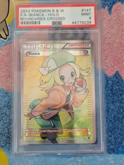 2012 Pokemon B&W Boundaries Crossed Bianca Full Art 147/149 PSA 9 MINT - Image 2