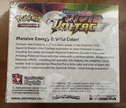 Pokemon Sword & Shield - VIVID VOLTAGE BOOSTER BOX - Sealed - Ships in Case - Image 2
