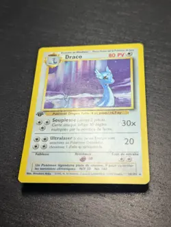 Vintage Pokemon 1999 🌌 French Base Set 1st Edition Dragonair Draco 18/102 🪽 - Image 3