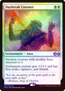 Daybreak Coronet FOIL Ultimate Masters NM White Rare MAGIC MTG CARD ABUGames - Image 1