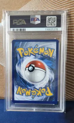 Pokemon 2025 JTG Illustration Rare Card #170 Hop's Wooloo PSA 8 - Image 2