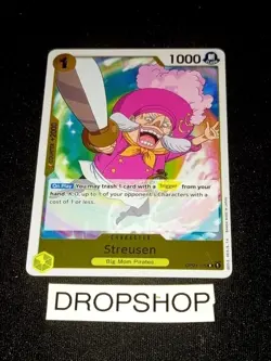 CARTE ONE PIECE ANGLAISE OP03-115 STREUSEN MINT OP03 ENGLISH CARD - Image 1