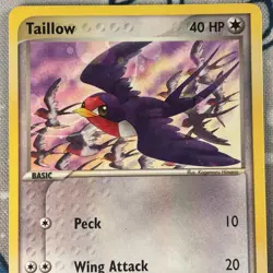 Taillow 72/109 Non Holo EX Ruby & Sapphire Pokemon Card 2003 NM - Image 2