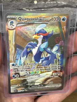 Quaquaval EX 260/193 Sv02 SIR Pokemon Paldea Evolved Card 21 - Image 3