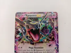 Pokemon Rayquaza EX Trading Card XY69 Black Star Promo Holo TCG 2015 W/ Case - Image 2