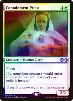 Containment Priest FOIL Ultimate Masters NM White Rare MAGIC MTG CARD ABUGames - Image 1