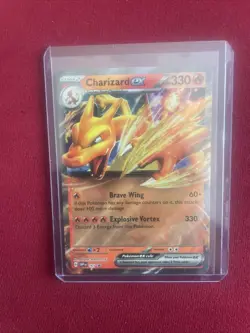 Pokemon TCG Charizard EX 161 Scarlet & Violet Black Star Promo Holo Card - Image 1