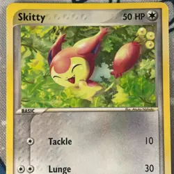 Skitty 71/109 Non Holo EX Ruby & Sapphire Pokemon Card 2003 NM - Image 2