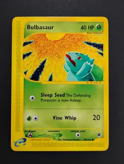 Bulbasaur 95/165 Expedition Non-Holo NM Vintage Pokemon Card 2002 - Image 1
