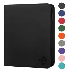 Premium 12 Pocket Card Binder for 720 Cards | Sturdy PU Zipper Album - Image 2
