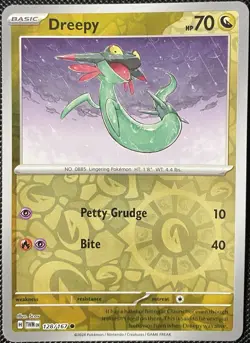 Dreepy 128/167 Sv06: Twilight Masquerade Reverse Holo - Pokemon Card - Image 1