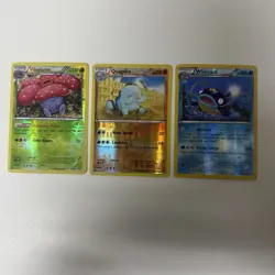 Pokemon Card Lot of 3 Rev Holo Vileplume 50/98 Quagsire 19/124 Whiscash 40/168 - Image 1