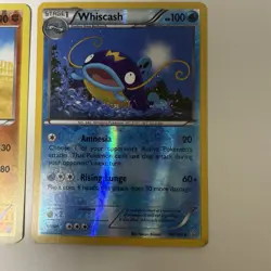 Pokemon Card Lot of 3 Rev Holo Vileplume 50/98 Quagsire 19/124 Whiscash 40/168 - Image 2