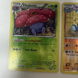 Pokemon Card Lot of 3 Rev Holo Vileplume 50/98 Quagsire 19/124 Whiscash 40/168 - Image 4