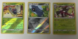 Pokemon Card Lot of 3 Rev Holo - Butterfree 3/149 Beldum 91/168 Tsareena 14/236 - Image 1