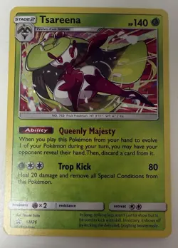 Pokemon Card Lot of 3 Rev Holo - Butterfree 3/149 Beldum 91/168 Tsareena 14/236 - Image 2