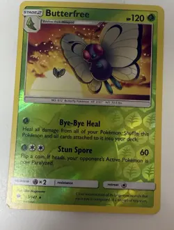 Pokemon Card Lot of 3 Rev Holo - Butterfree 3/149 Beldum 91/168 Tsareena 14/236 - Image 4