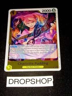 CARTE ONE PIECE ANGLAISE OP03-112 CHARLOTTE PUDDING MINT OP03 ENGLISH CARD - Image 1