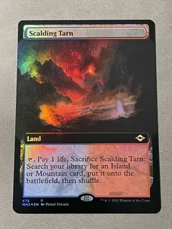Scalding Tarn (Extended Art) MTG Modern Horizons 2 Foil NM - Image 1