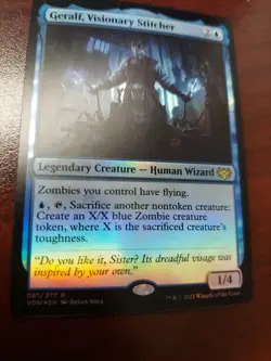 Geralf, Visionary Stitcher - Innistrad: Crimson Vow #061/277 MTG Foil - Image 1