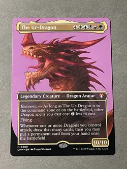 The Ur-Dragon Borderless Non-Foil MTG Commander Masters M 0689 NM - Image 1