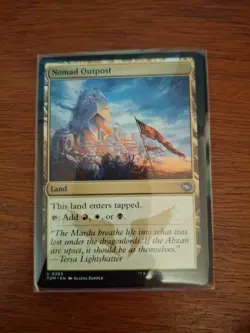 x4 Nomad Outpost TDM Tarkir Dragonstorm MTG 263 UNCOMMON M/NM 4x - Image 1