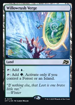 Willowrush Verge - Prerelease Cards (PRE) - Aetherdrift - MTG Rare English - Image 1
