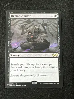 MTG Demonic Tutor Ultimate Masters NM UMA 093/254 Magic The Gathering Black - Image 1