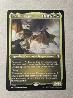 The Ur-Dragon (Foil Etched) MTG Commander Masters Foil NM - Image 1