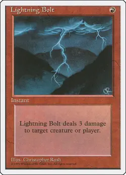 Lightning Bolt - 226 / English / Moderately Played MTG - Image 1