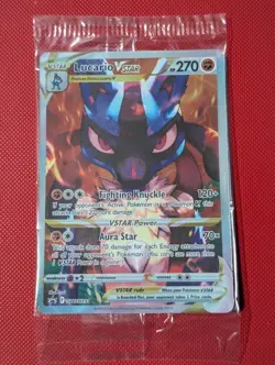 Pokemon TCG - Lucario VSTAR SEALED - SWSH291 Full Art - Black Star Promo - Image 1