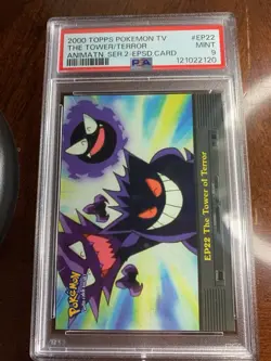 2000 Topps Pokemon #EP22 The Tower of Terror PSA 9 MINT - Image 1