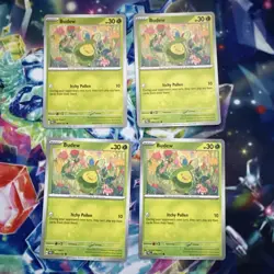 Pokemon TCG - Prismatic Evolutions Budew Non Holo 004/131 - Playset X4 - NM - Image 1
